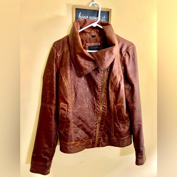 Guess faux leather jacket - Picture 2 of 5